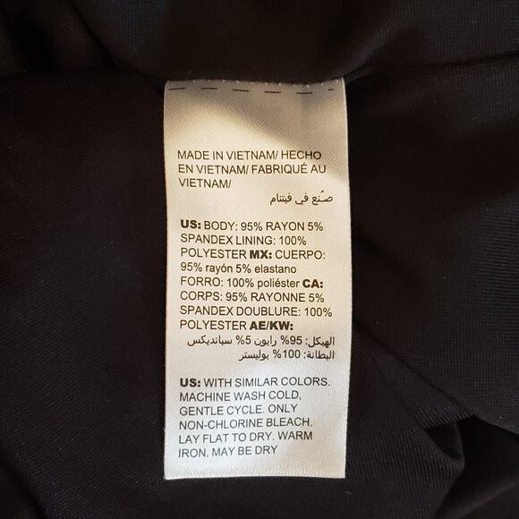 Chico's Cheetah Print Mock Neck Midi Shift Stretch Dress | Size 3 (16/18) | NWT - Picture 10 of 10